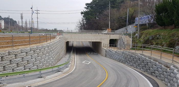 국도19호선 북변지구 입체횡단시설 개선공사